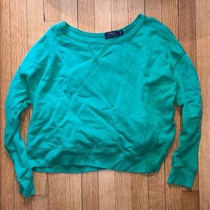 Ralph Lauren Turquoise Polo sweatshirt